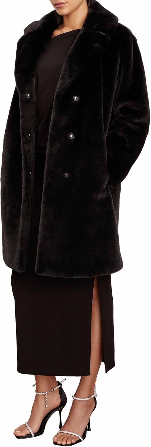Velvet by Graham & Spencer Women's Evalyn Lux Fur Coat - Image 2
