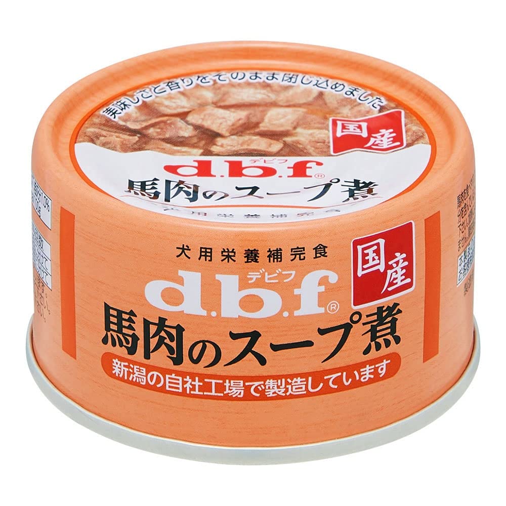 Amazon.co.jp: デビフ缶 馬肉のスープ煮 65g×24缶 : ペット用品