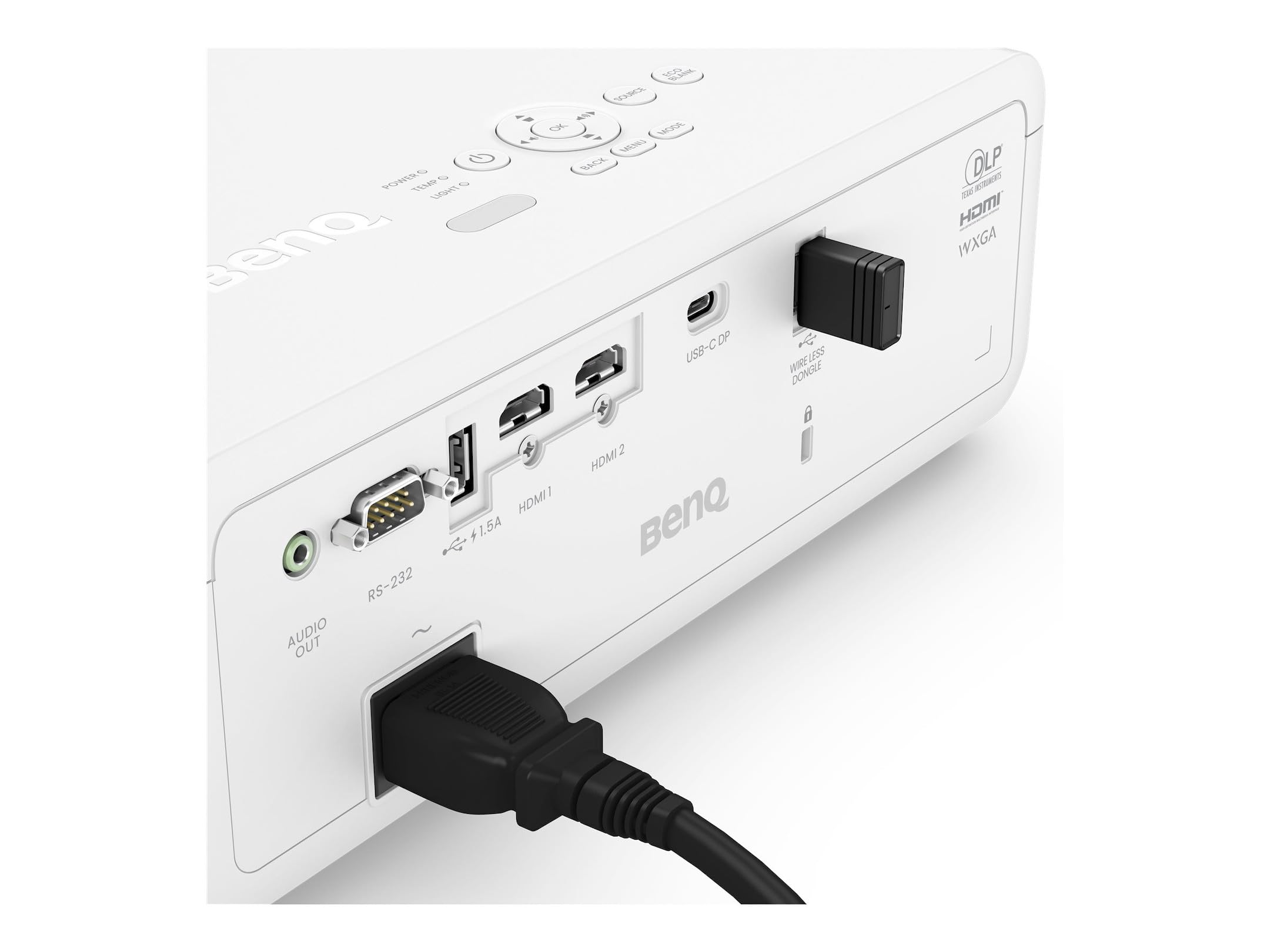 BenQ LW650 Business Beamer mit 4000 Lumen, energiesparender Laser-Technologie und kabelloser Projektion