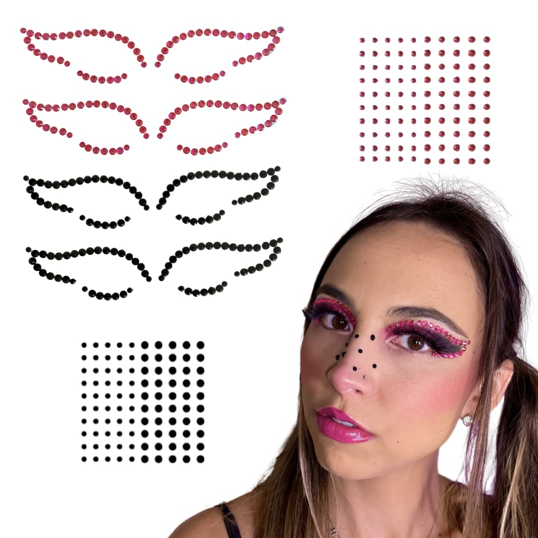 HOLO EYES 2 Designs 6 Sets Holographic Eye Makeup Stickers