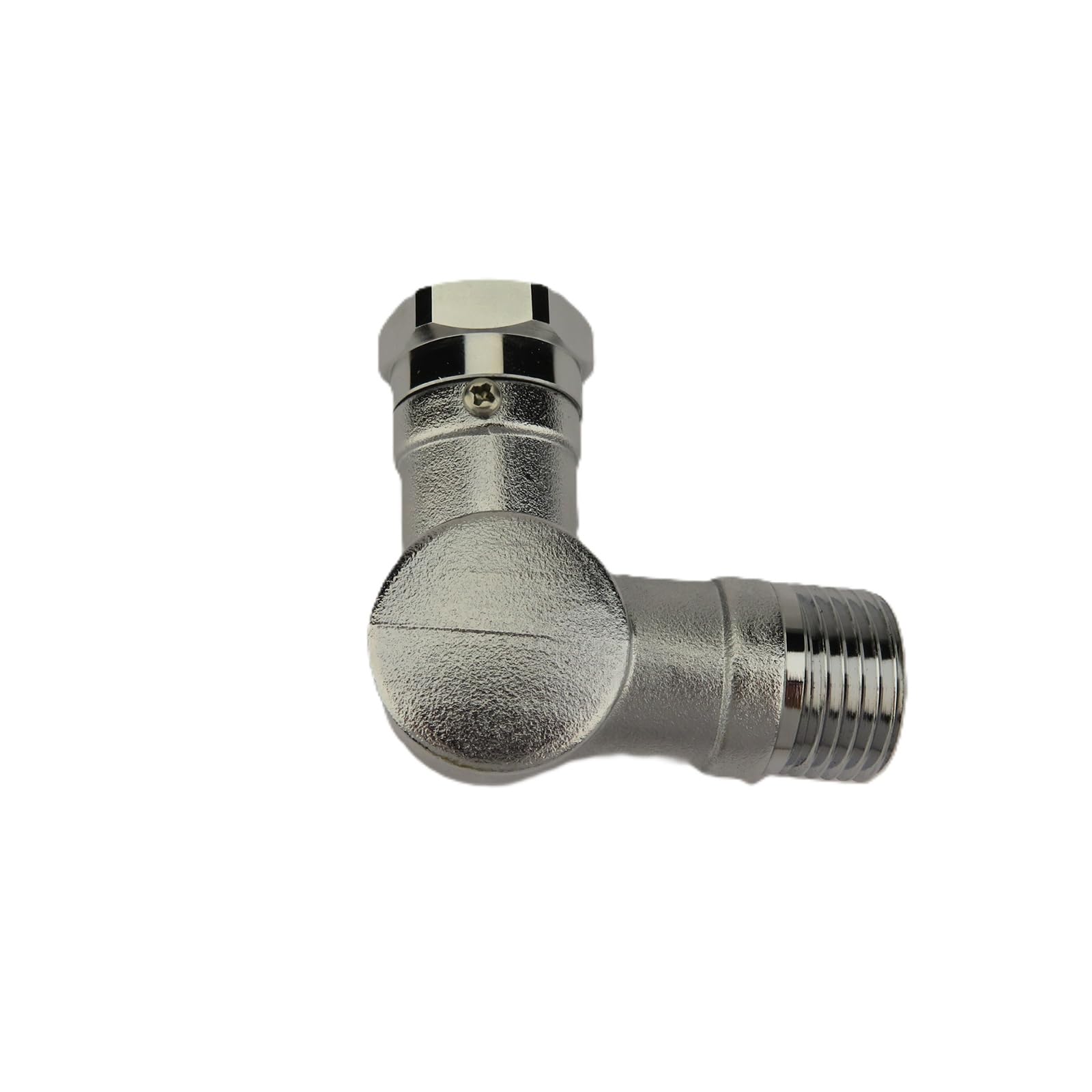 Conector de Manguera de latón de Doble ángulo, 180-360, Silver