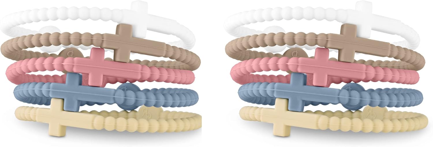 Ryan & Rose Jesus Bracelets - Cross Silicone Bracelet