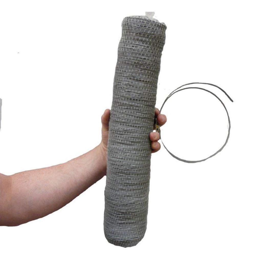 Ecor Pro Flex Duct, PVC, Grey, One Size