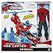 Marvel Ultimate Spider-Man Titan Hero Series Spider-Man Figure with Web Copter 12 Inches