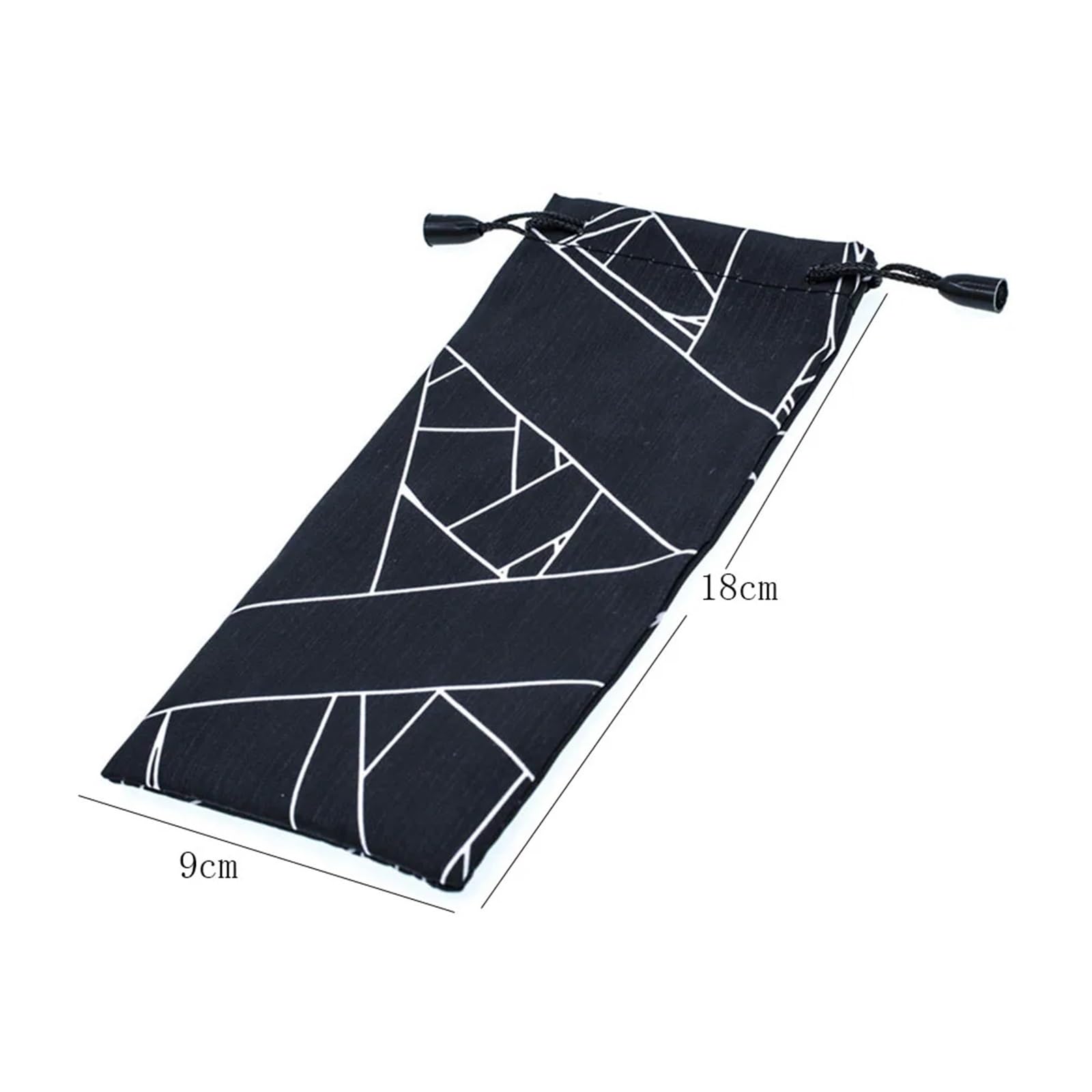 Custodia for occhiali Borsa in microfibra for la protezione degli Il tessuto for lenti ultra morbido previene graffi e sporco(Black)