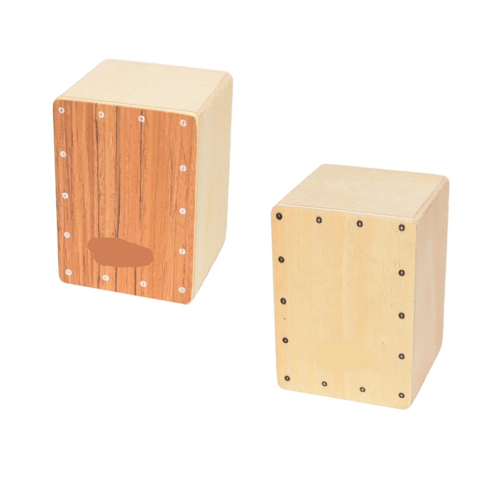 Cajon 1 Cajon Drum Professionale Compatto for Esibizioni sul Palco di Feste a Casa(Brown Wooden)