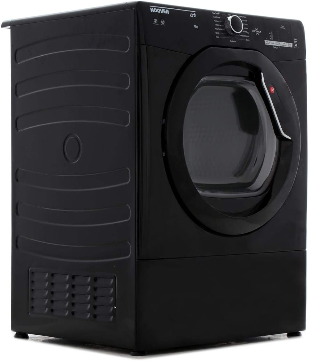 Hoover HLV8DGB80 8kg Vented Tumble Dryer Black Amazon.co.uk Everything Else