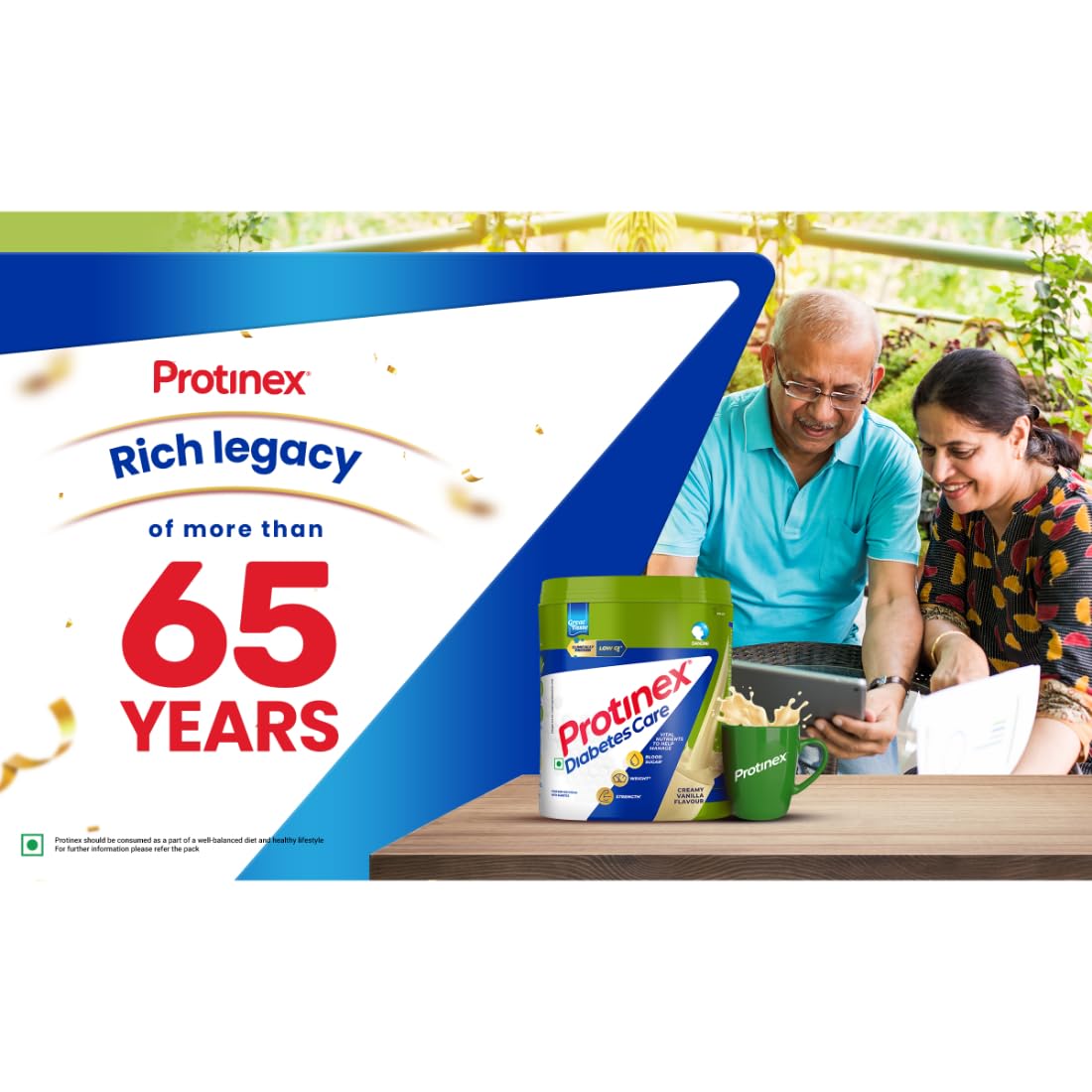 Protinex diabetes care (creamy vanilla taste, 400 grams, jar) scientifically designed formula to help support blood sugar control and decrease in cholesterol, 1 count, 16 servings, 16 servings Protinex diabetes care (creamy vanilla taste, 400 grams, jar) scientifically designed formula to help support blood sugar control and decrease in cholesterol, 1 count, 16 servings, 16 servings