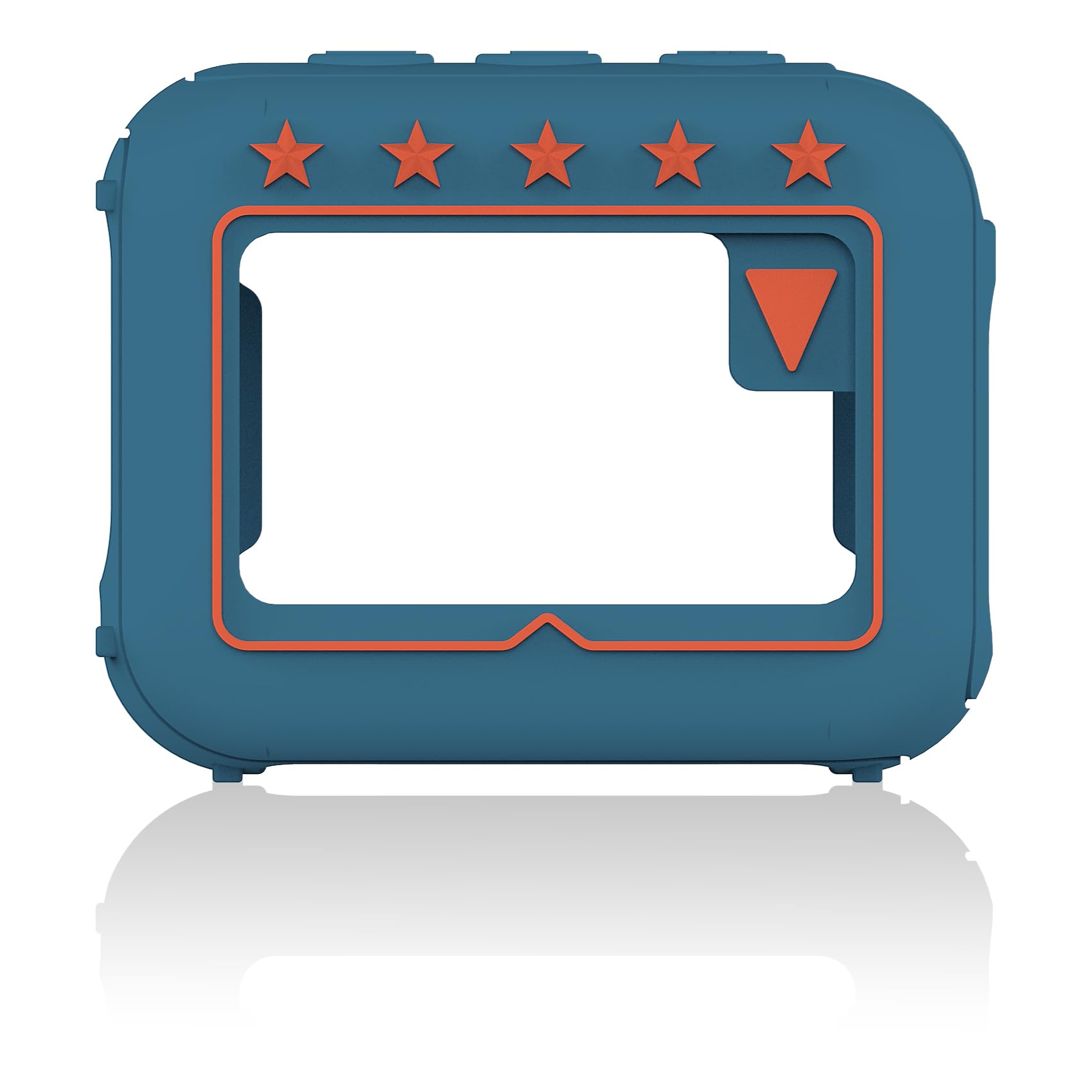 Coque En Silicone Pour Enceinte JBL GO4 - Protection Anti-chocs, Trous D'accès Précis, Avec Support De Sangle (bleu)