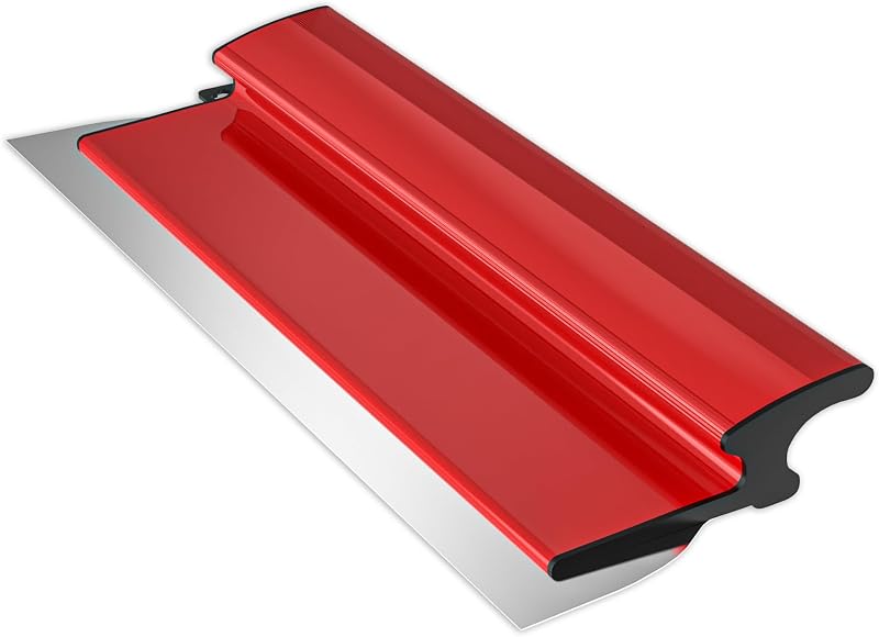 16 Inch Drywall Skimming Blade, Replaceable 0.38mm Stainless Steel Blade, Drywall Trowel for Gyprock, Drywall and Wall-Boardrd, Ergonomically Designed Grip