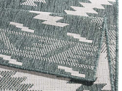 Tapis extérieur Malibu résistant intempéries pour balcon et jardin - 8