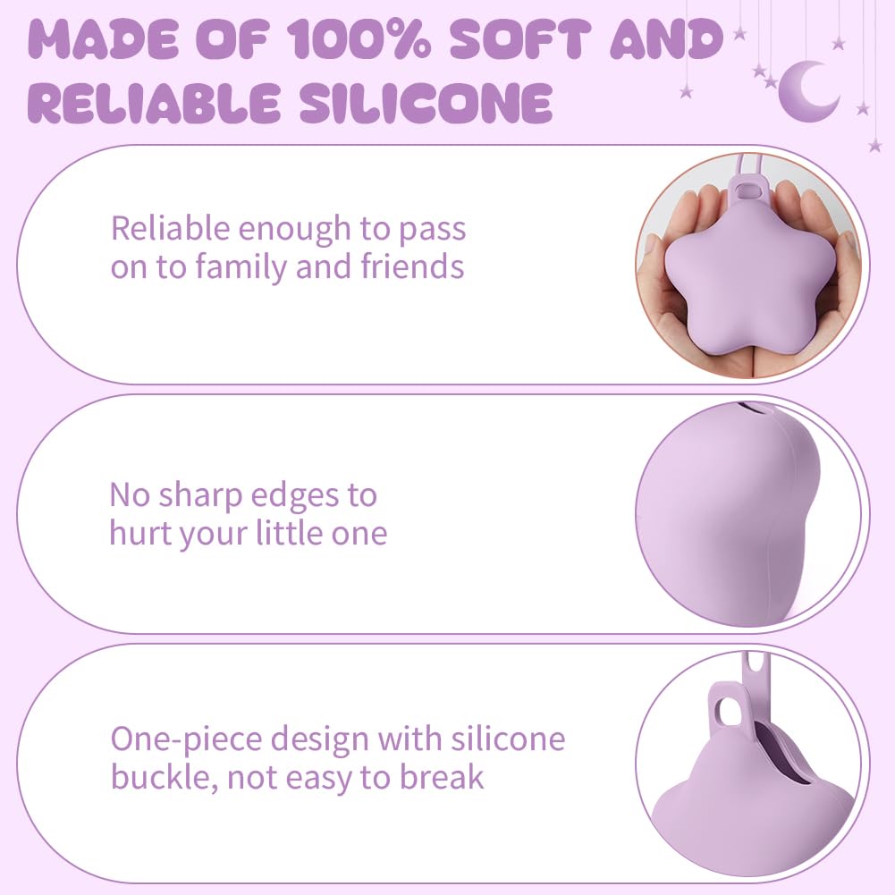 Boîte à sucette en silicone 2 Pcs, imperméable portable pour bébé