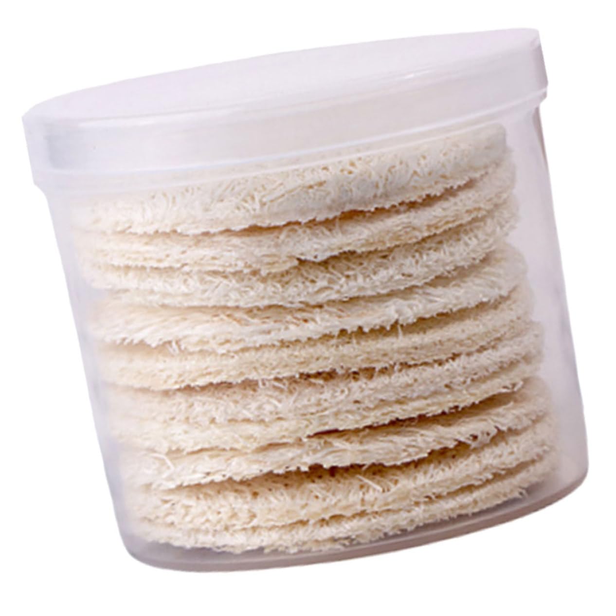 VALICLUD 3sets Loofah Makeup Puff Reusable Facial Cleaning Pads for Exfoliation Makeup Removal Face Accessories for Daily Use Travel Gym 10pcs*3