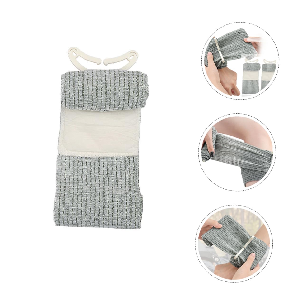 KOMBIUDA Athletic Wrap Elastic Bandage Wrap Compression Bandages for Foot Hand Calf Wrist Ankle