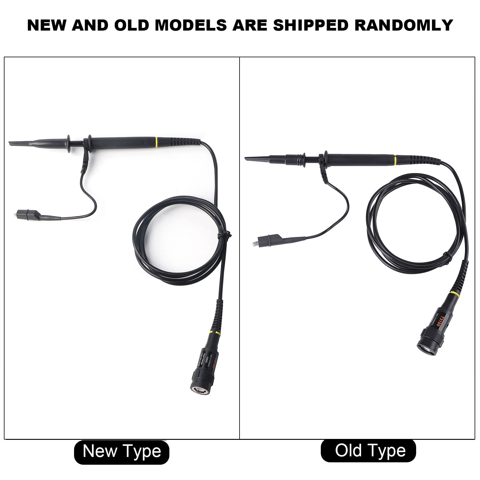 Respicefinem T3100 X100 100MHz Professional High Voltage Oscilloscope Probe 1:100 Attenuation for Safe Code Analysis Universal BNC Compatibility