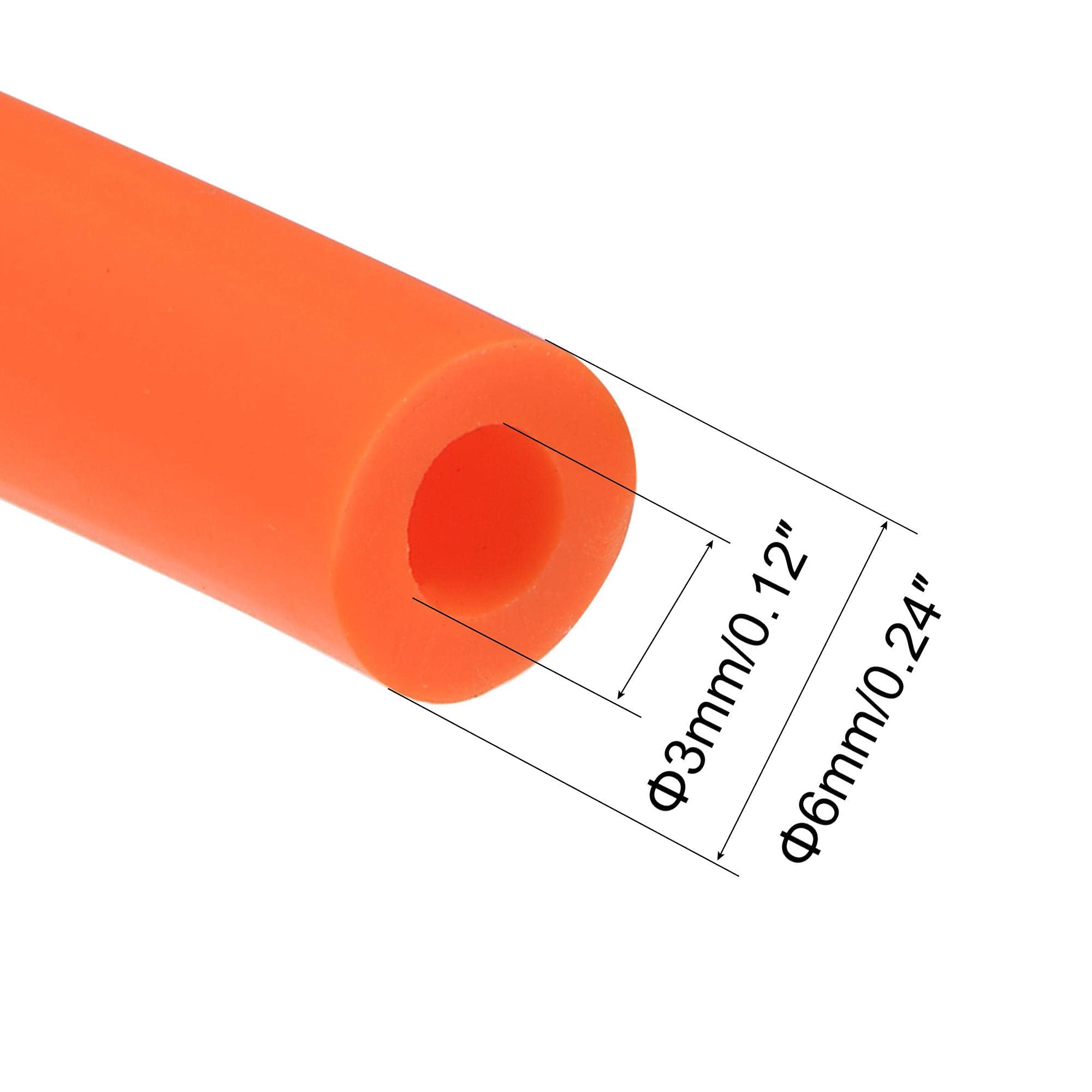 Produktbild von TOP-VIGOR Naturkautschukschlauch – 1,6 Mm ID X 3,2 Mm OD, 1 M Länge – Superelastisch (700 % Dehnung) – Für Schleuder, Katapult, Labor, Medizin & Angeln – Schwarz