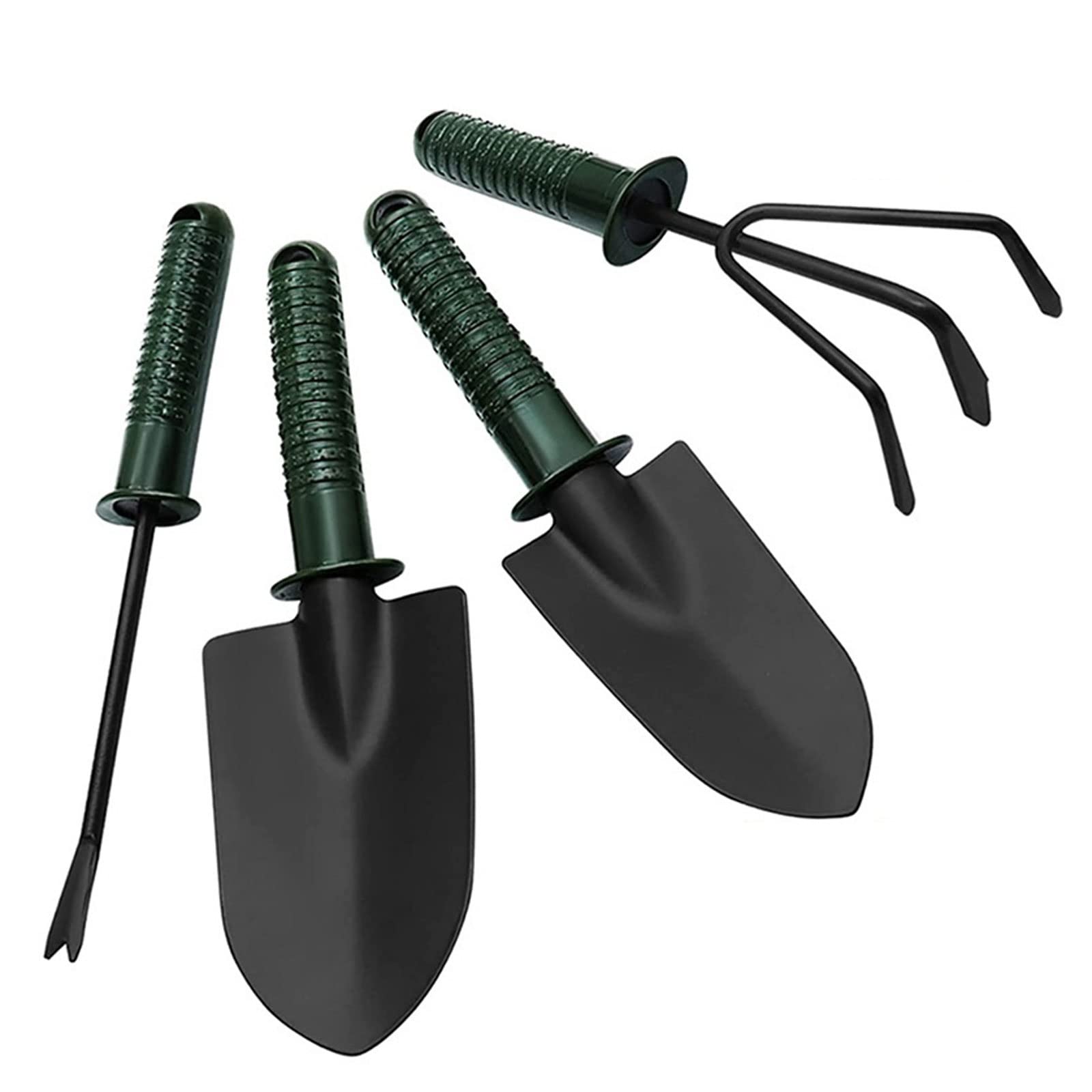 ZISHAK Gardening Shovel 4pas Gardening Shovel Stainless Steel Steel Outdoor Planting Household Ripe Potted Spade Garden Tools