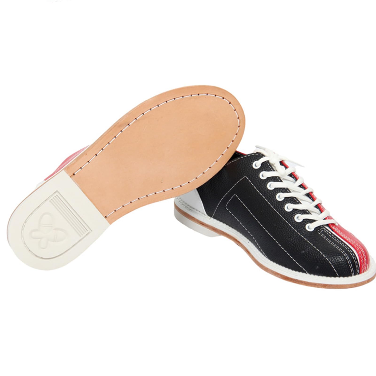 SDEQA Scarpe da Bowling Uomo, Scarpe Bowling con Lacci Donna, alla Moda Anti-Resistenza