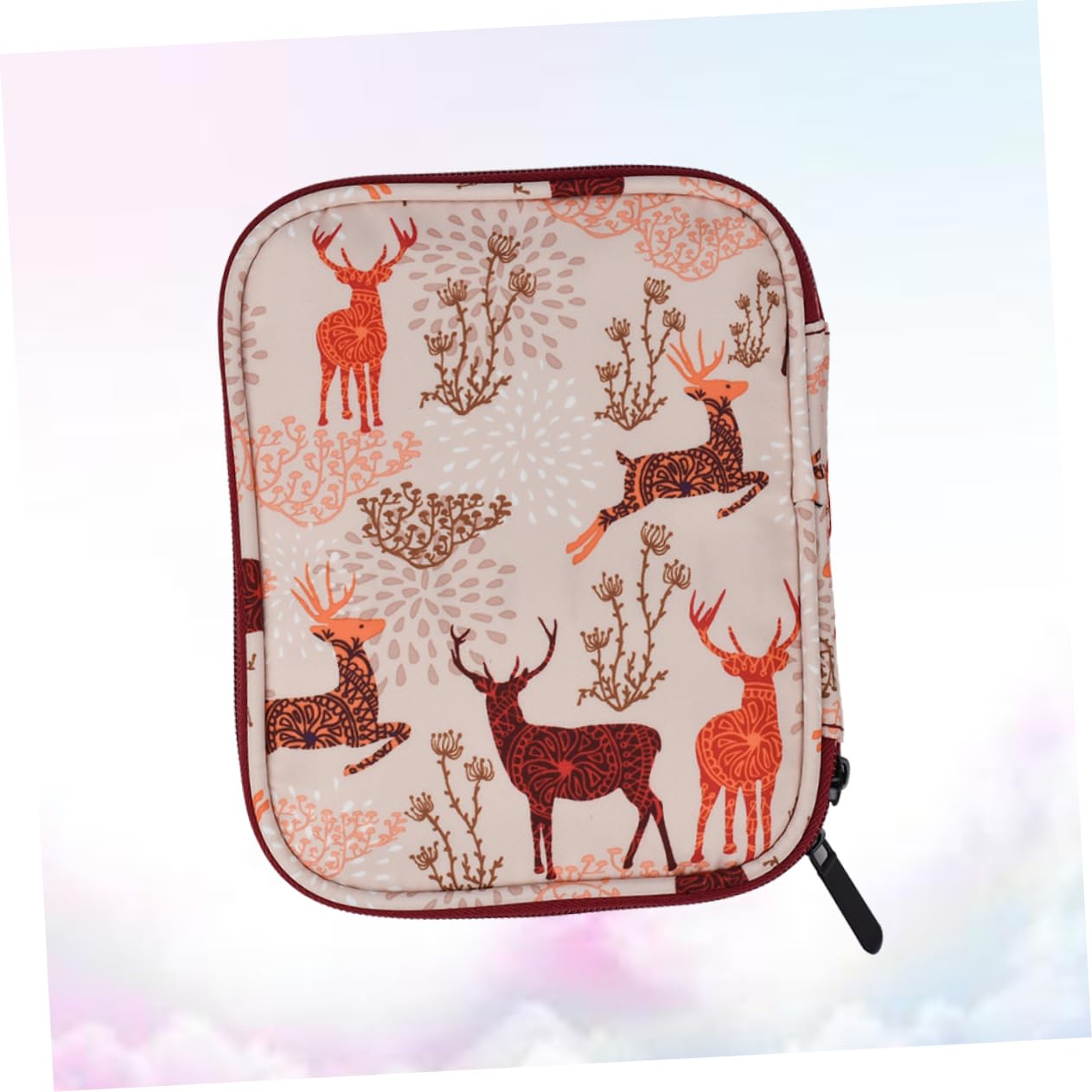 Operitacx 3stücke Strickzeug Organizer Tasche Aus Handgefertigte Aufbewahrung Für Stricknadeln Und Häkelwerkzeuge Für Kreative Projekte Unterwegs Mit Floralem Druck Und Robustem Design