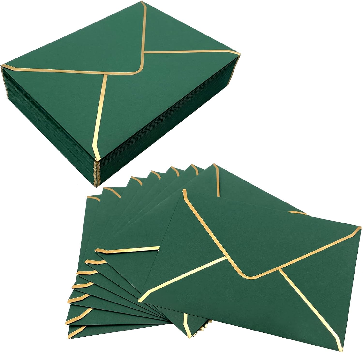 50 PCS Invitation Envelopes, 5x7 Envelopes for Invitations