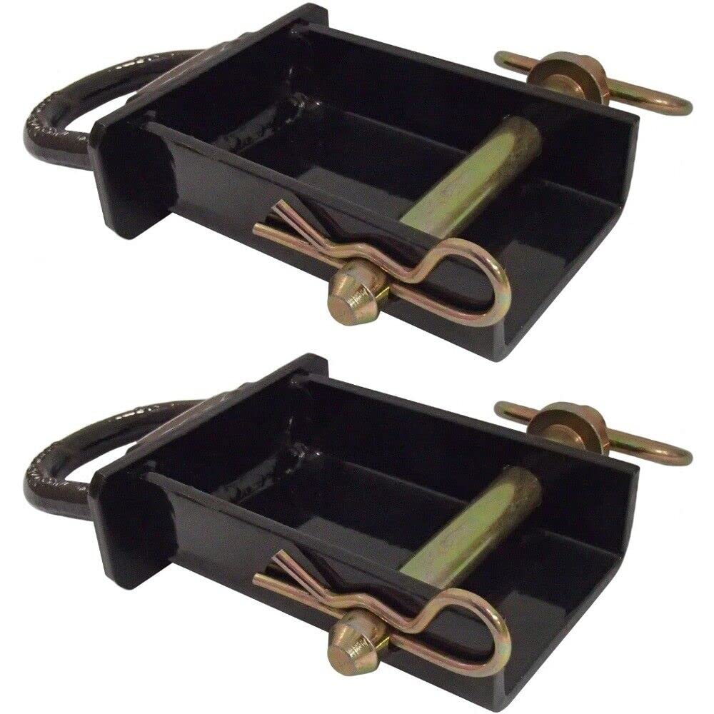 Replacement for/Fits 2 Heavy Duty Removable D-Ring Stake Pockets 12,000 Lbs. Trailer/Flat Bed PK-SPTD Size : 3-1/4" x 3-1/2"