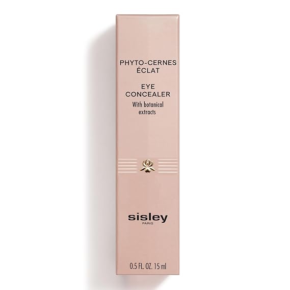 Sisley Paris Phyto-Cernes Eclat, No. 1 - 15 mL - Eye Concealer - Tinted Anti-Dark Circles Product - Instantly Masks Dark Circles & Targets Puffiness - Natural, Long-Wear Finish - Includes Brush