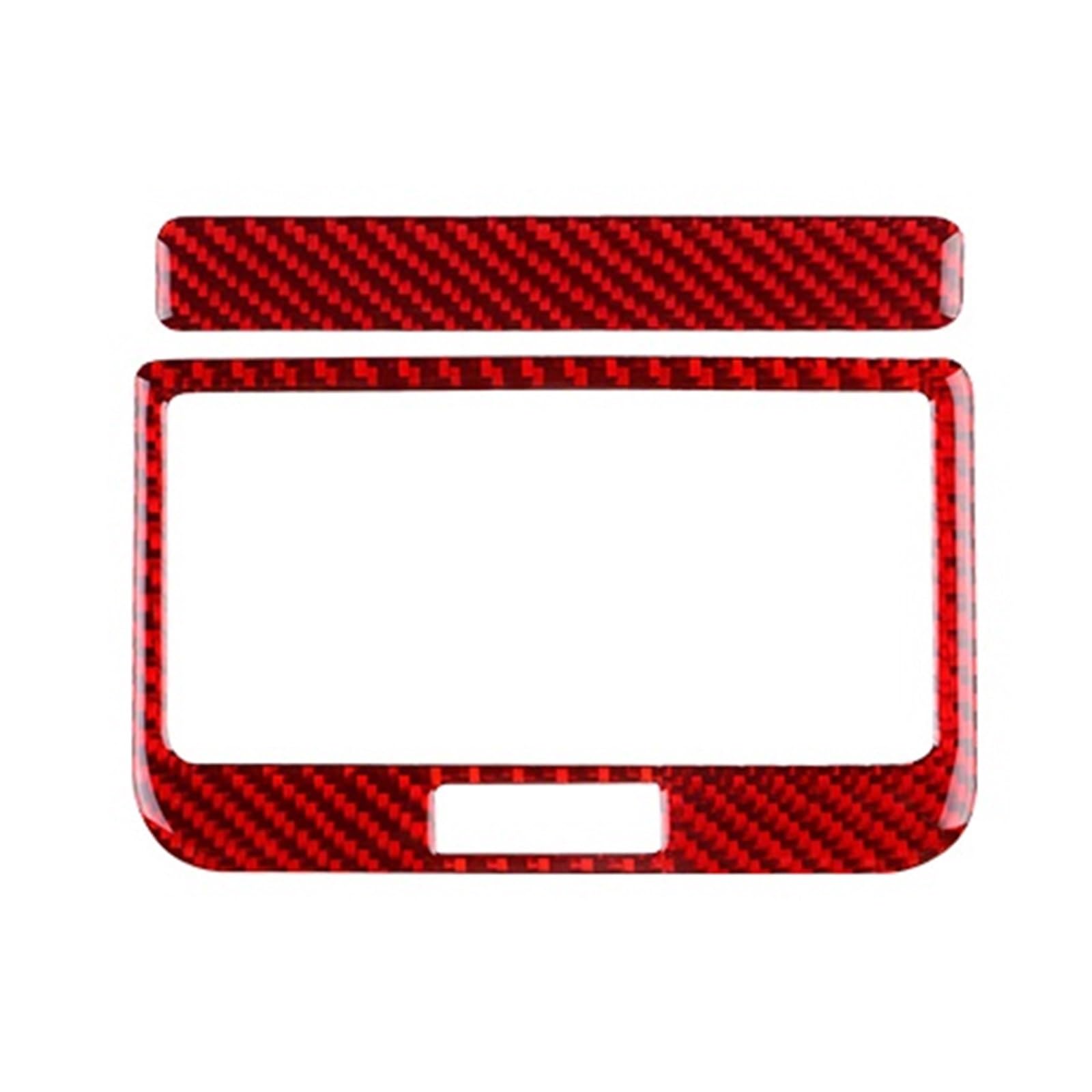 QBKGMEWCA Car Rear Air Outlets Frame Trim Sticker Compatible for Seat Leon MK3 2013 2014 2015 2016 2017 2018 2019 2020 LHD RHD Real Soft Carbon Fiber(Type2)