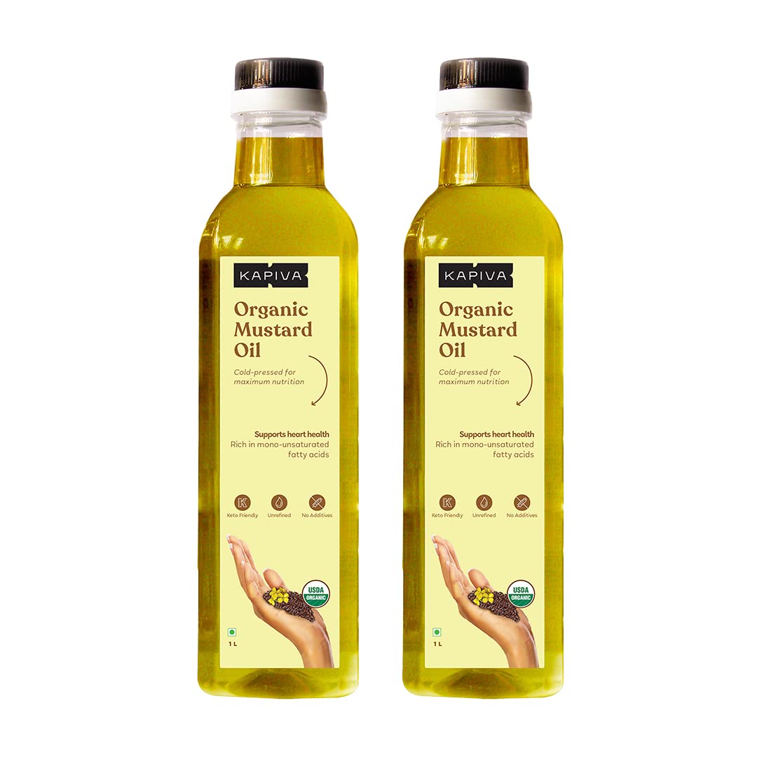 See full amazon price history chart for Kapiva Organic Mustard Oil | Cold-pressed and Natural | Ideal Oil for Healthy Cooking (1L) - Super Saver Pack of 2 Kapiva Organic Mustard Oil | Cold-pressed and Natural | Ideal Oil for Healthy Cooking (1L) - Super Saver Pack of 2 (B0B6TV3257) Amazon Price History, Amazon Price Tracker