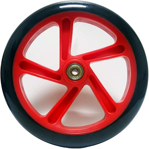 Miniatura 2 de 2PCS 200mm Adult Scooter Wheels with Abec 9 Bearings for Razor and Adult Kick Scooters (Red) Rojo -,Azul,Verde,Púrpura,Negro -