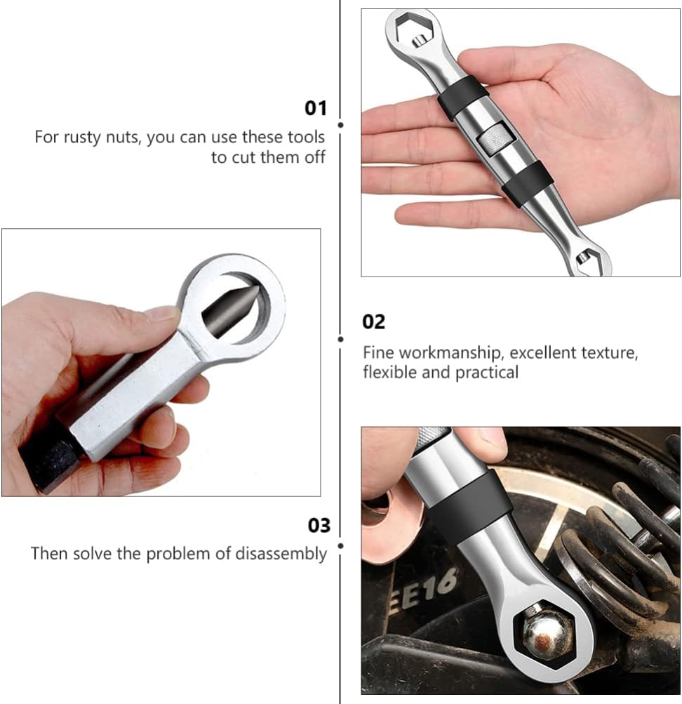 3pcs Nut Breaker Tool Nut Remover Rusty Nut Separator Nut Splitter Breaker Rusty Nut Splitter Nut Splitter Separator Nut Splitter Crack Tool Nut Separator Splitter