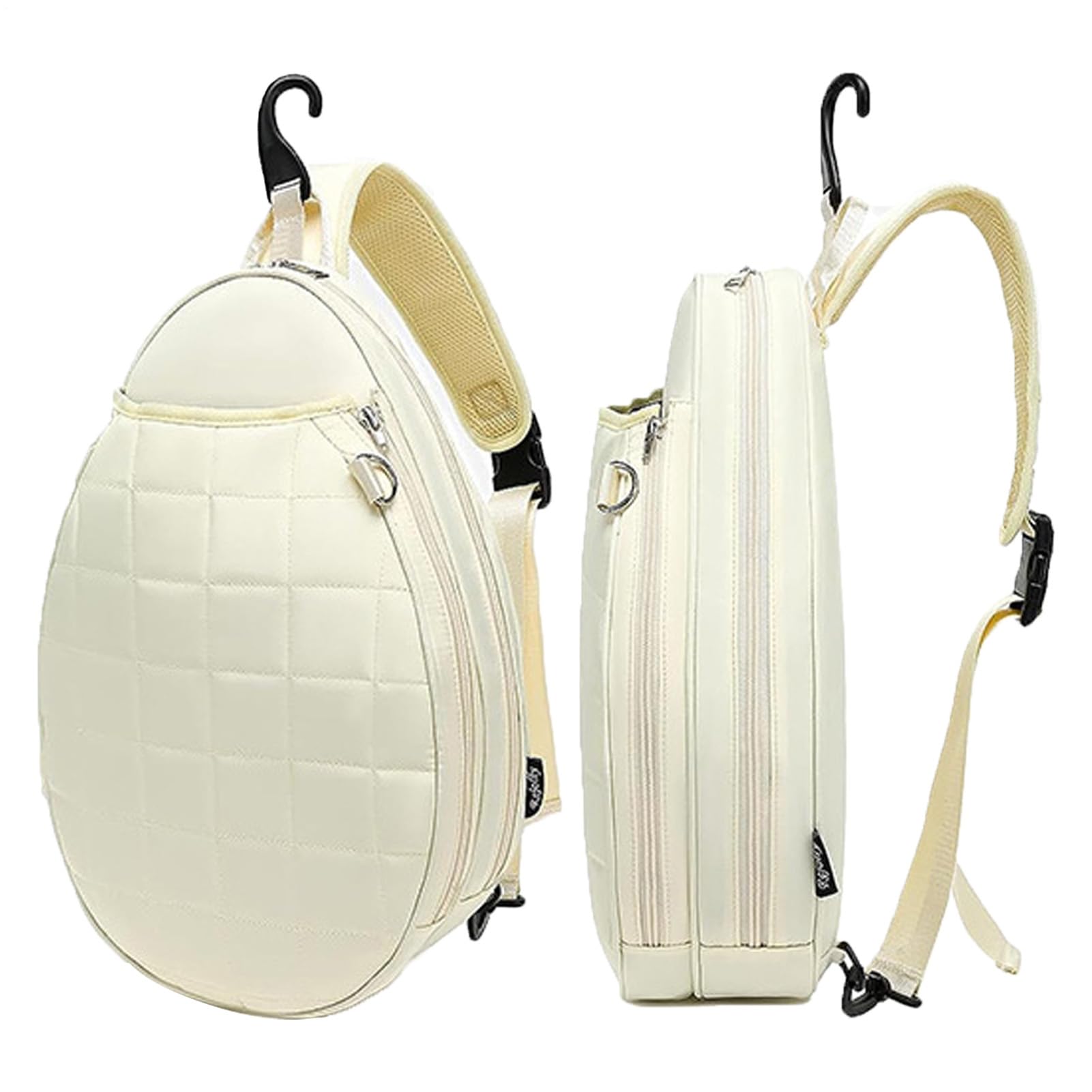 Genérico Tennisschläger für Damen, Tennisschläger mit gepolstertem Gurt | und Hakengriff, bedruckte Schultertasche mit Brustgitter, wasserdichte Tennistasche