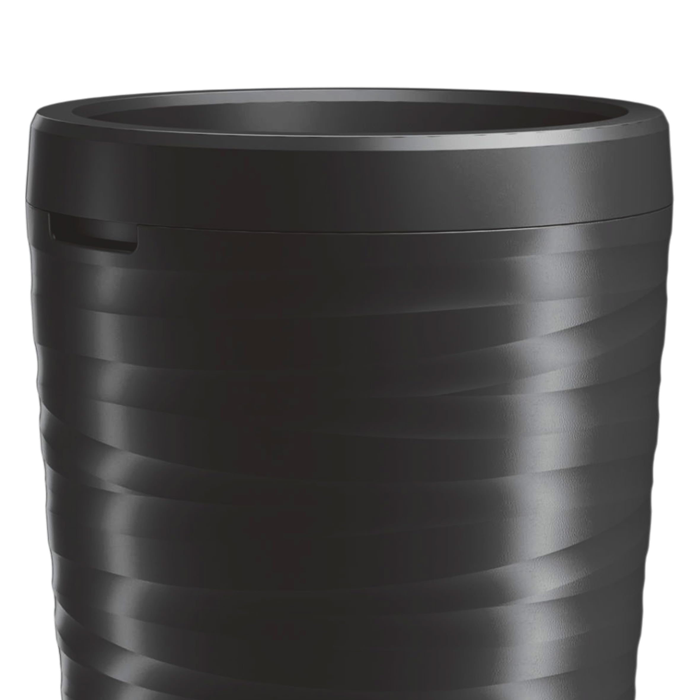 Spetebo Récupérateur d’eau de pluie design en plastique de 240 l avec robinet et bac à plantes comme couvercle – Anthracite – Résistant aux intempéries et au gel