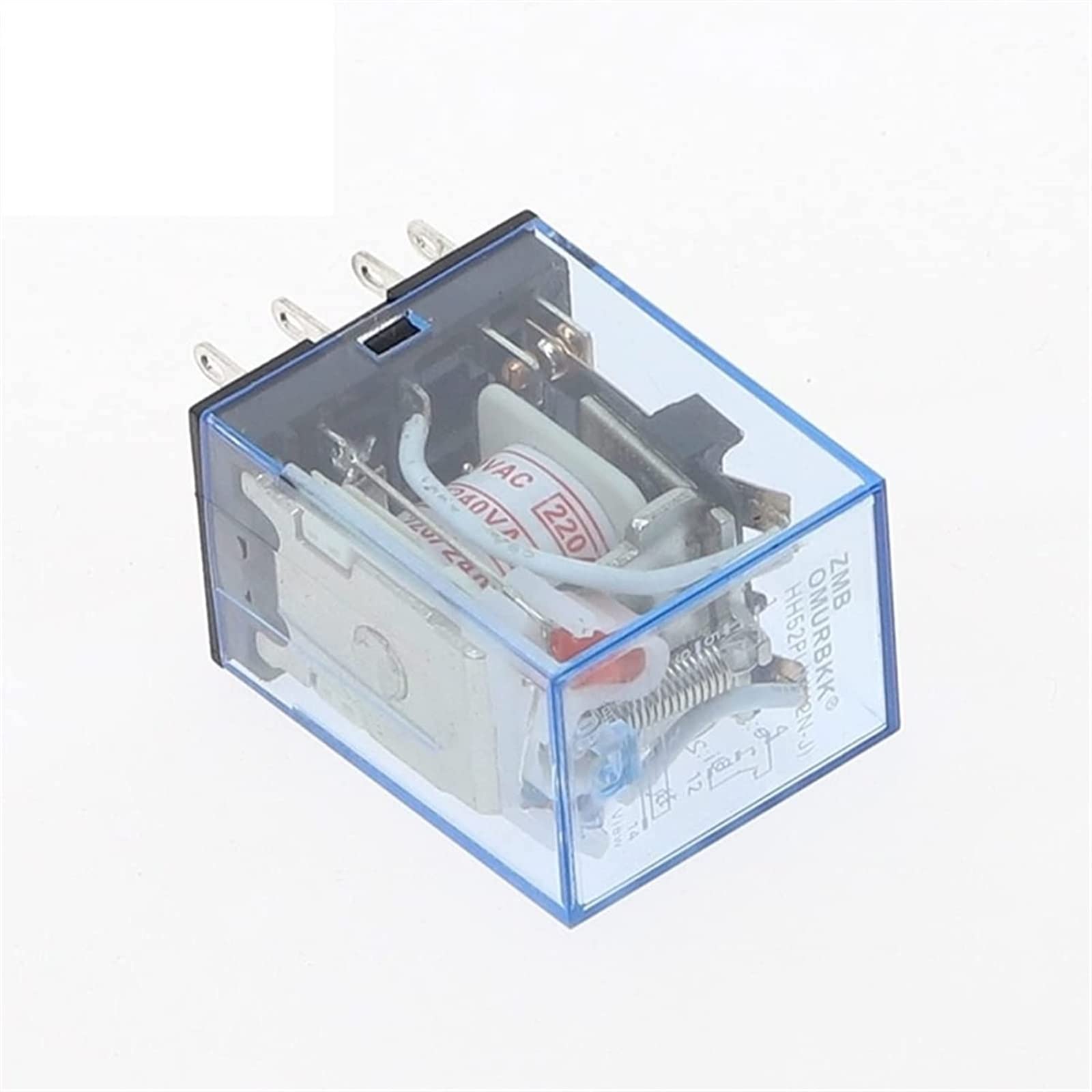 Relé 1 Uds MY2P HH52P MY2NJ bobina de relé General DPDT Micro Mini interruptor electromagnético con LED AC 110V 220V 380V DC12V 24V 36V(AC 380V)