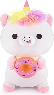 Achwishap Get Well Soon Unicorn Plush Stuffed Animal,Soft Get Well Soon Gifts for Kids