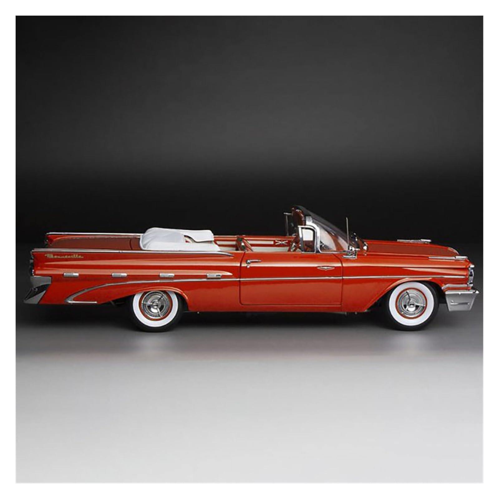 Modellino Di Auto In Lega Di Zinco Diecast 1/18 Scala 1959 Per Pontiac Classico Lega Modello Auto Giocattolo Da Collezione Modellino Di Auto Pressofuso