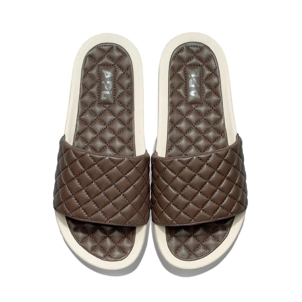 APL Lusso Slide - Chocolate/Pristine APL Slides Men main image 4