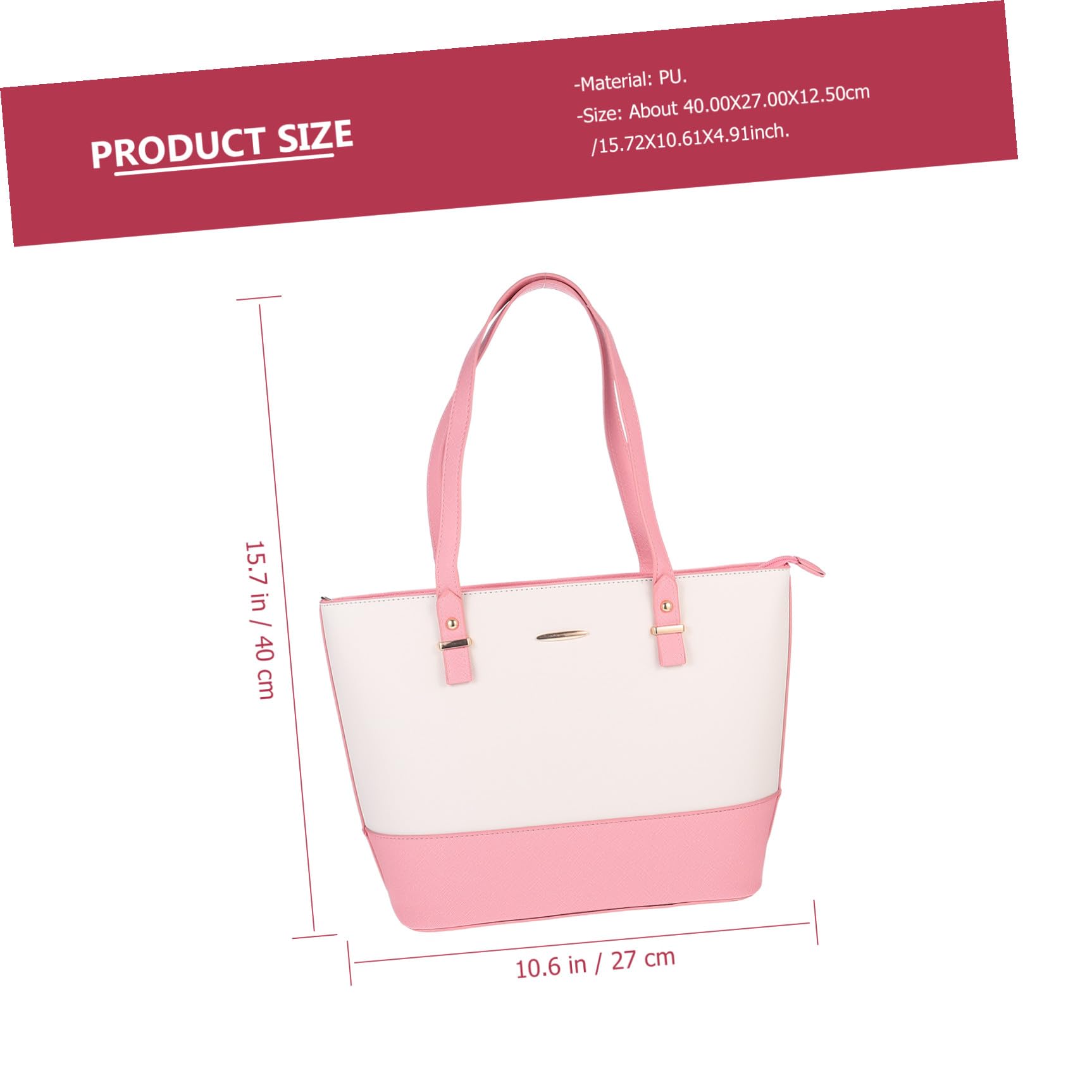 PACKOVE Bolso con Compartimentos de Pu para Mujer Conjunto de Bolso de Mano de Hombro con Gran Capacidad y Estilo Moderno para Ocio y Compras Color Aleatorio