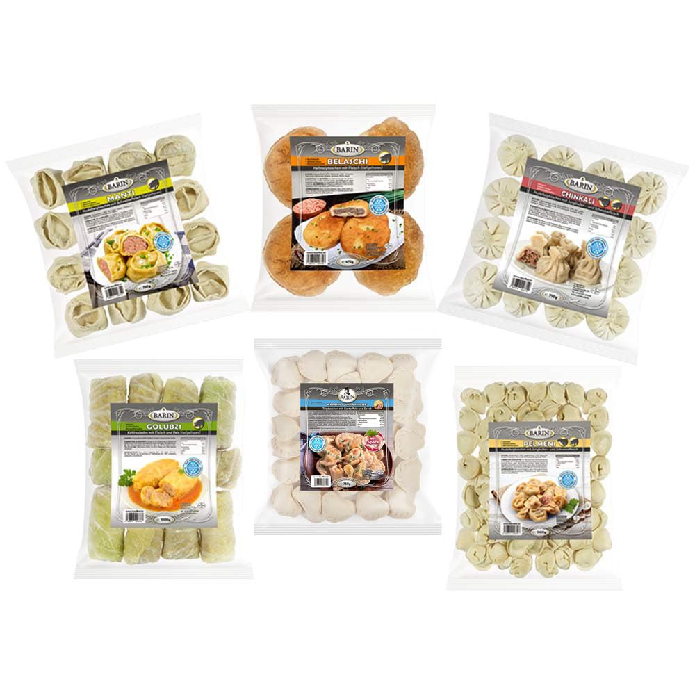 BARIN PROBIER-SET 6-tlg. handgemachte Teigwaren aus Tiefkühlsortiment 4,7 kg