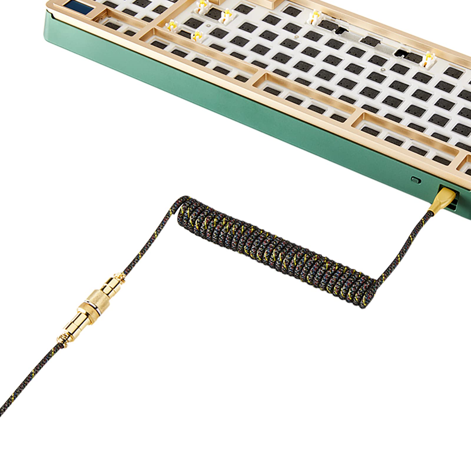 DRAOZA Gasket Structure,RGB Modular DIY Mechanical Keyboard, Hot Swappable 3pin/5pin Switch Keyboard Kit(Green) : DRAOZA Gasket Structure,RGB Modular DIY Mechanical