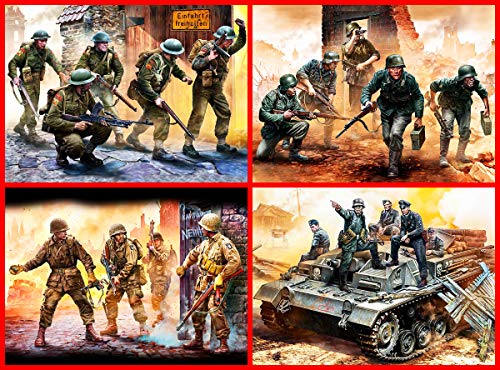 Set de kits plásticos Masterbox 1/35 - Serie Europa Occidental