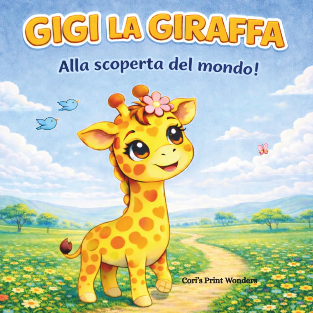Gigi la Giraffa: Alla scoperta del mondo! – Storia illustrata con attività e pagine da colorare per bambini 4-8 anni (Le Avventure di Gigi la Giraffa)