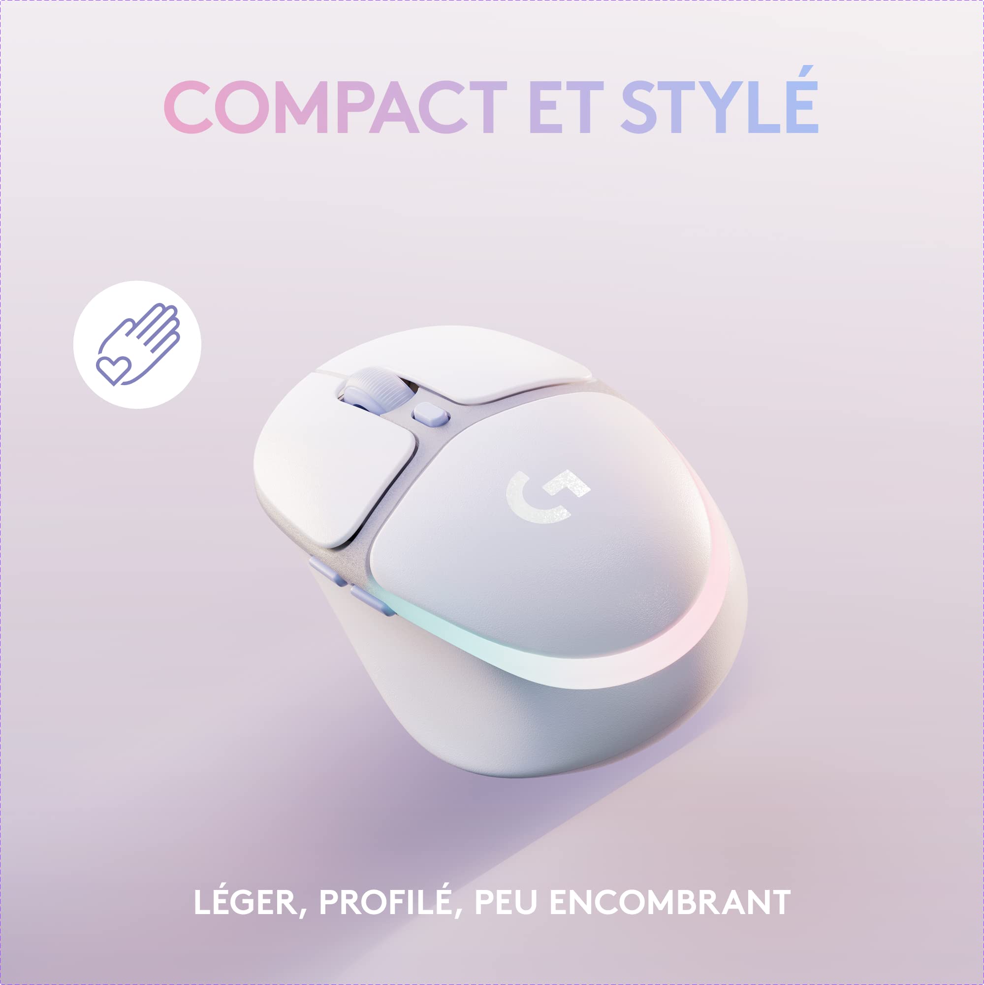 Logitech G - Ensemble Gamer sans Fil, Casque G735 et Souris G705