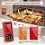 Grill Smoker BBQ Cooking Food Thermometer Oven Safe - Digital Wireless Meat Thermometer for Grilling Smoking with 4 Probes - Kitchen Baking Steak Turkey Candy Thermometers, not for Medical Purposes