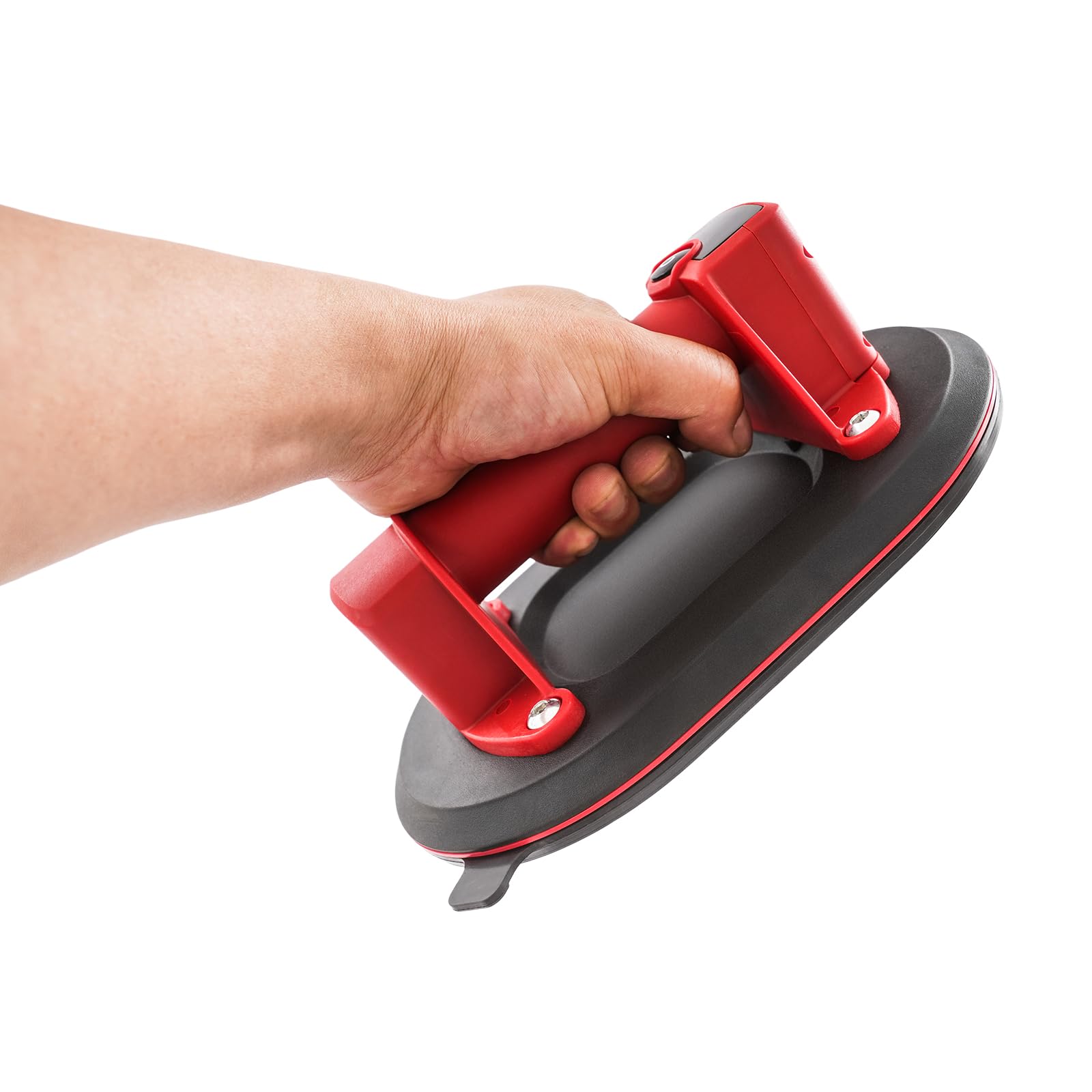 Ventosa aspirante a batteria, sollevatore per piastrelle, in vetro, con display digitale, ventosa elettrica per piastrelle, vetro, 260 kg ellittica
