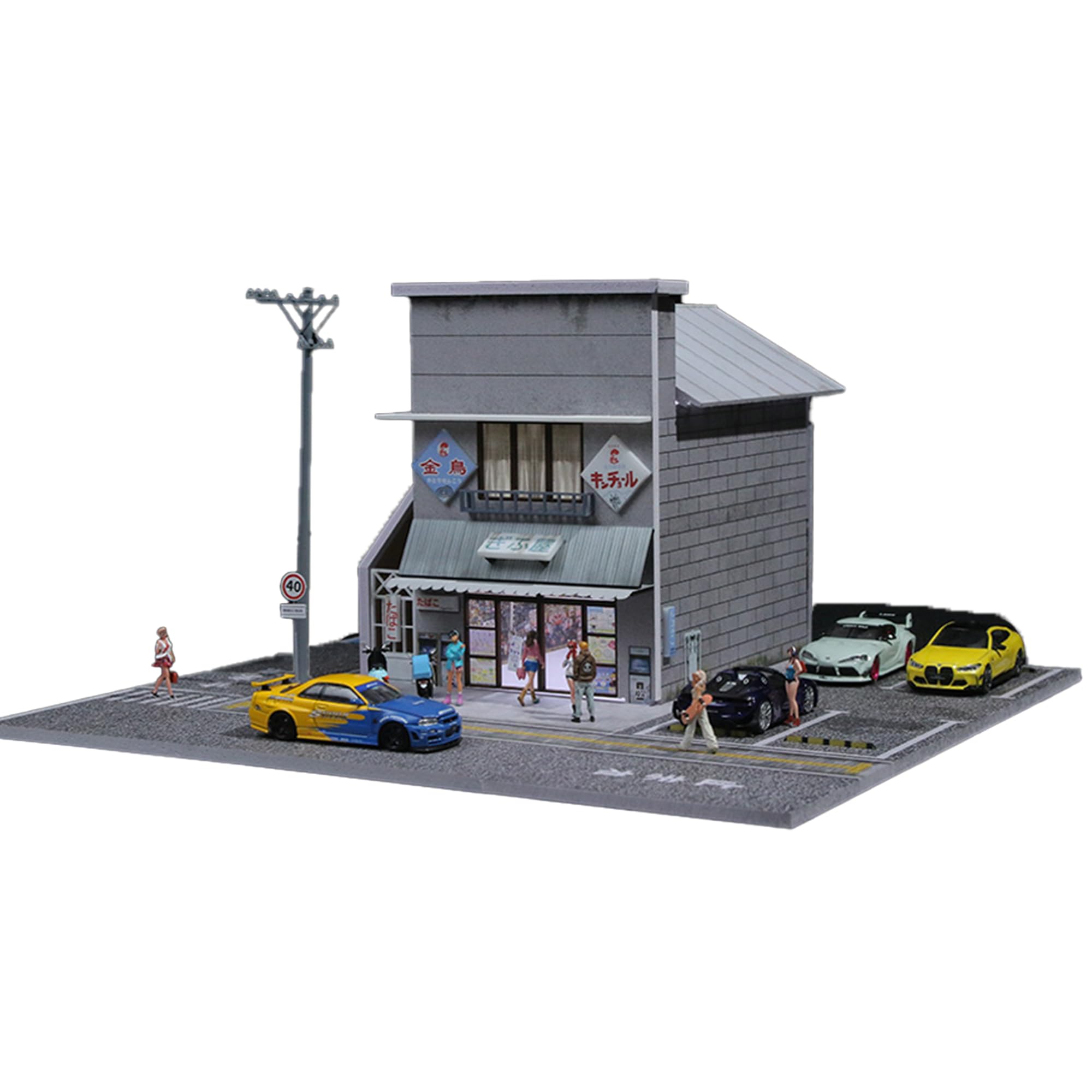 Amazon.com: Japanese Candy House Scene Diorama 1:64 Scale