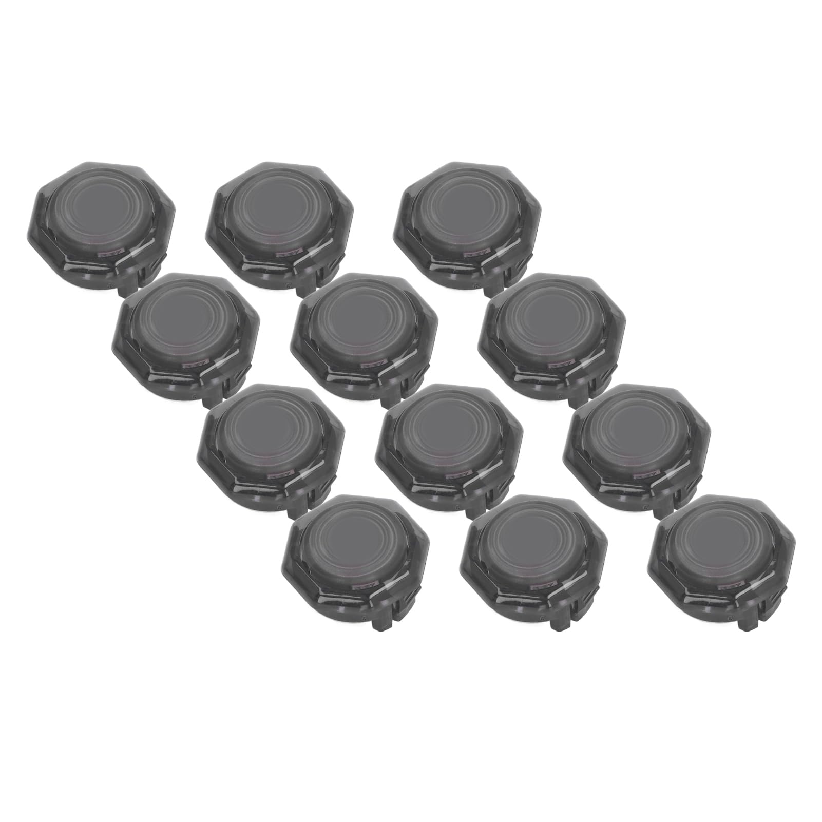 12 Sztuk Przycisk do Hitbox, POM Czerwony Przełącznik (23.8MM)