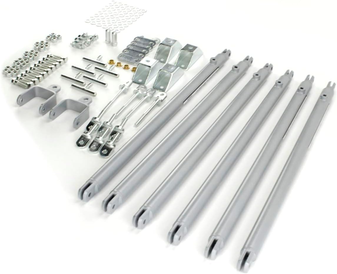 Lippert 191023 JT's Strong Arm Fifth-Wheel Jack Stabilizer Kit,SILVER