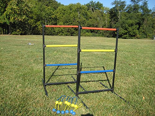 Driveway Games LADRTS-GM-00140 Ladder Ball Toss Game with 6 Bolos Bolas & Carrying Case for Outdoor, Lawn, Yd