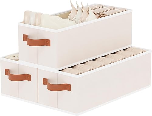 Miniatura 8 de Cesta de almacenamiento pequeña, paquete de 5 unidades, contenedores de almacenamiento plegables abiertos, cajas de almacenamiento con asas,