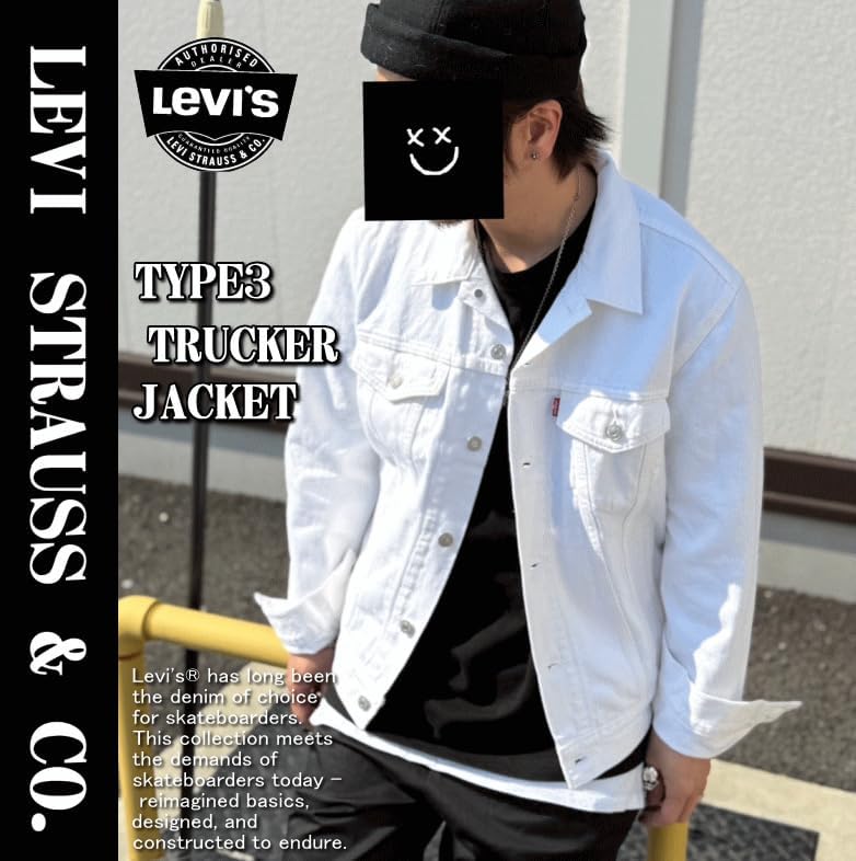 リーバイス] TYPE TRUCKER JACKET 72334-0292 STEEL HOUR WHITE M